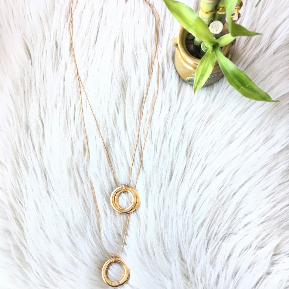 3/$15 Gold Copper Layer Necklace